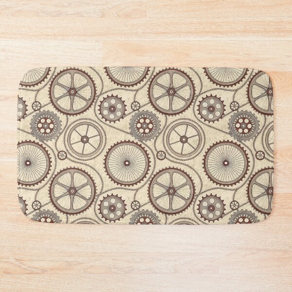 Item preview, Vintage Steampunk Gears and Chains Seamless Pattern. designed and sold by RGShirtWorks.