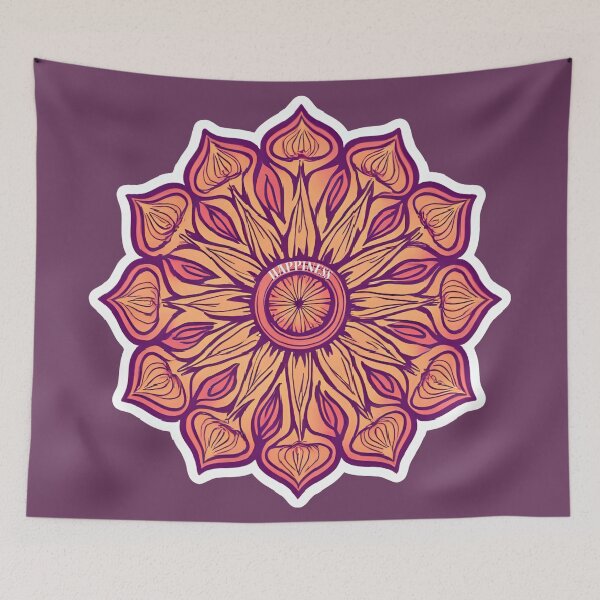Item preview, Floral mandala, freedom. Flowers mandala, happiness designed and sold by lunadesignsmoon.
