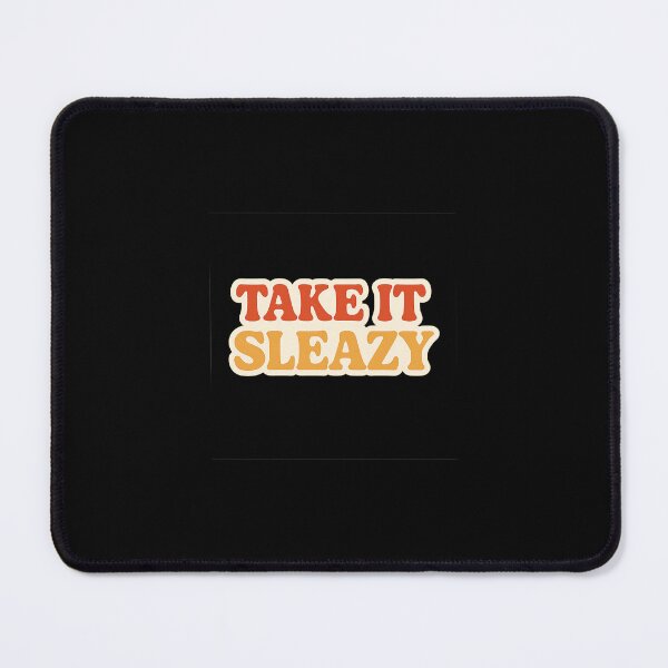 Item preview, Take It Sleazy – Retro Funny 70s Vibe Design designed and sold by JustUniquely.
