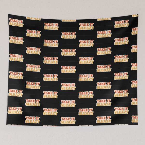 Item preview, Take It Sleazy – Retro Funny 70s Vibe Design designed and sold by JustUniquely.