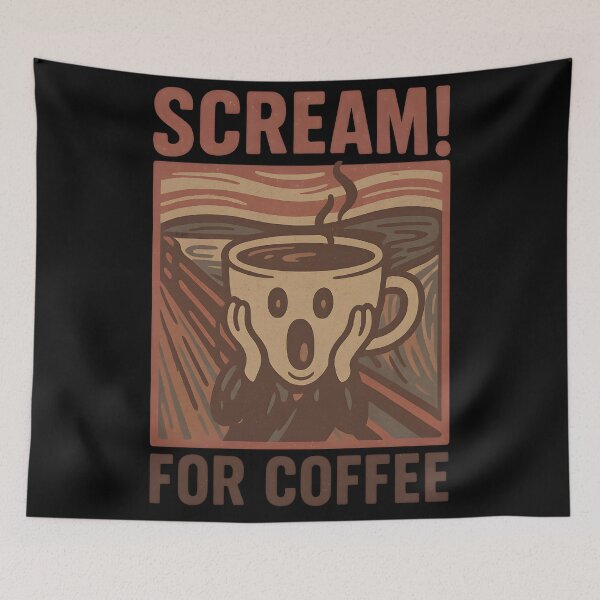 Item preview, Vintage Coffee Funny Coffee Art Parody Vintage Design designed and sold by Uglyandcute.