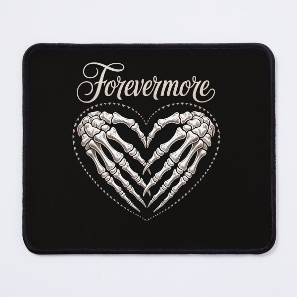 Item preview, Forevermore Skeleton Hands Heart Gothic Love Halloween Shirt designed and sold by DigitalArtByNow.