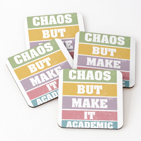 Item preview, Chaos But Make It Academic Funny Teacher Back To School designed and sold by Lilly4Art.