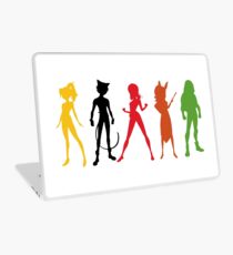 Vinilo para portátil Miraculous Team Silhouettes