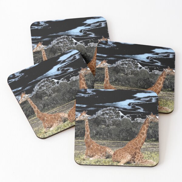 Item preview, Giraffe Duo designed and sold by Yolanda Caporn Art.