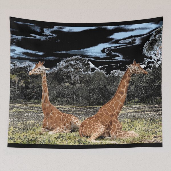 Item preview, Giraffe Duo designed and sold by Yolanda Caporn Art.