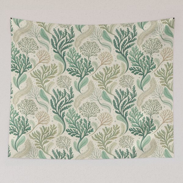 Item preview, Stylized Seaweed and Marine Flora Seamless Pattern. designed and sold by ML-Media.