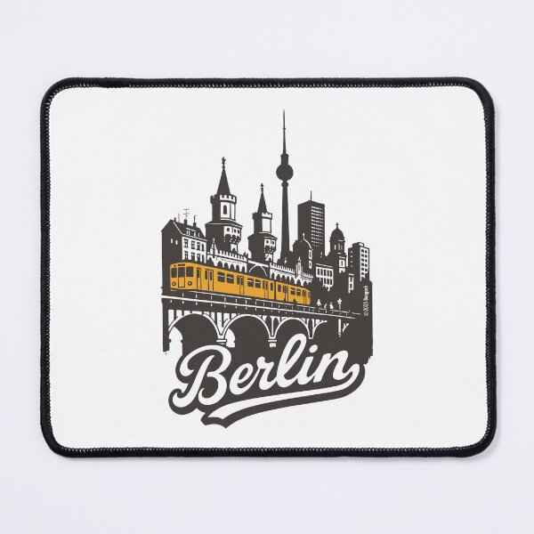 Item preview, Berlin Skyline with Oberbaum Bridge designed and sold by Boogosh.