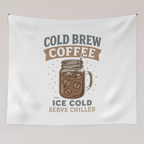 Item preview, Vintage Coffee Cold Brew Vintage Typography Coffee Shirt designed and sold by Uglyandcute.