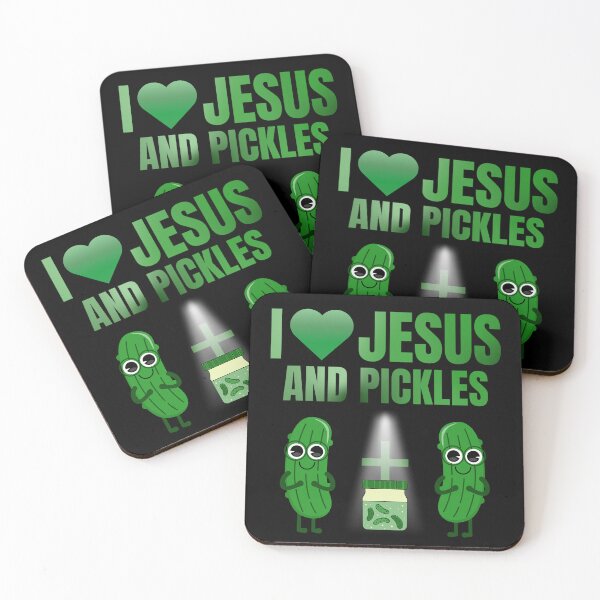 Item preview, I Love Jesus And Pickles Religious designed and sold by macciodesigns.