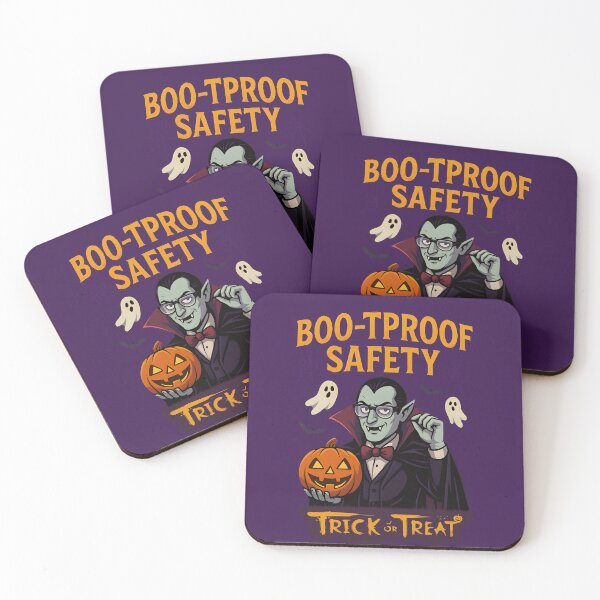Item preview, Boo-Tproof Safety – Vampire Safety Inspector on the Job for Halloween designed and sold by PeteLawliiet.