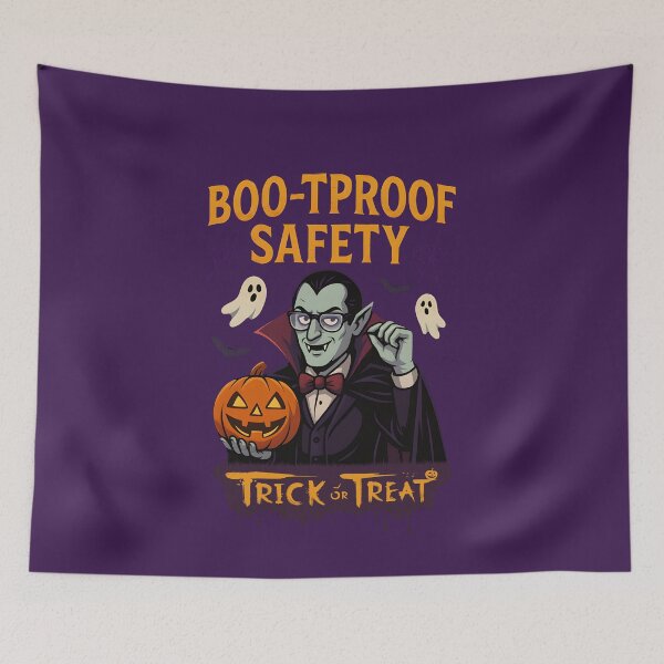 Item preview, Boo-Tproof Safety – Vampire Safety Inspector on the Job for Halloween designed and sold by PeteLawliiet.