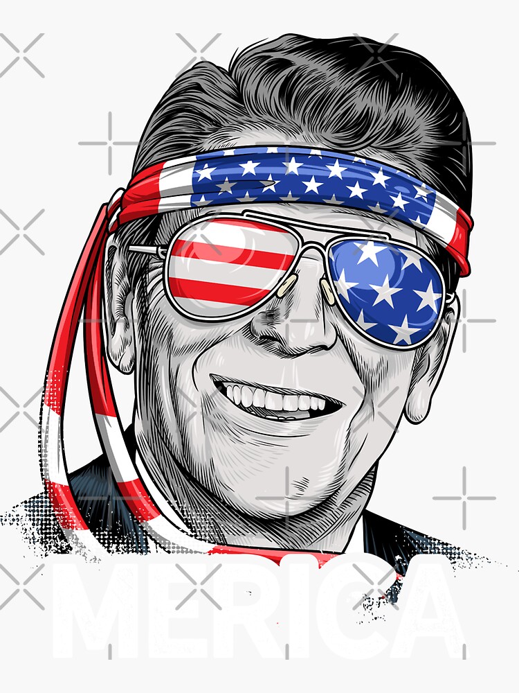 Reagan Ronald Merica 4th Of July T Shirt Men Us President Reagan Ronald Merica 4th Of July T Shirt Men Us President