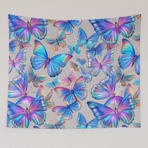 Item preview, Rainbow Iridescent Butterfly Pattern designed and sold by joycrysstudio.