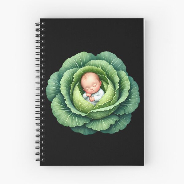 Item preview, Baby Cabbage designed and sold by Funny Vintage Stickers And T-Shirts.