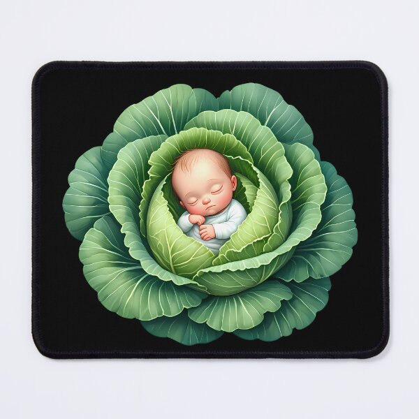 Item preview, Baby Cabbage designed and sold by Funny Vintage Stickers And T-Shirts.