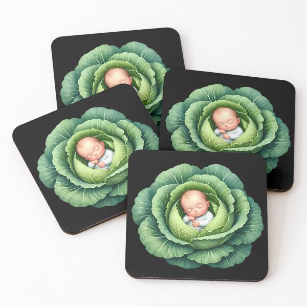 Item preview, Baby Cabbage designed and sold by Funny Vintage Stickers And T-Shirts.