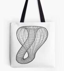 A two-dimensional representation of the Klein bottle immersed in three-dimensional space, #TwoDimensional, #representation, #KleinBottle, #immersed, #ThreeDimensional, #space Tote Bag