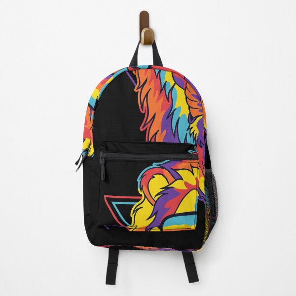 Item preview, Psychedelic Lion Vibes | Rainbow King with Shades designed and sold by PerfeqtCanvas.