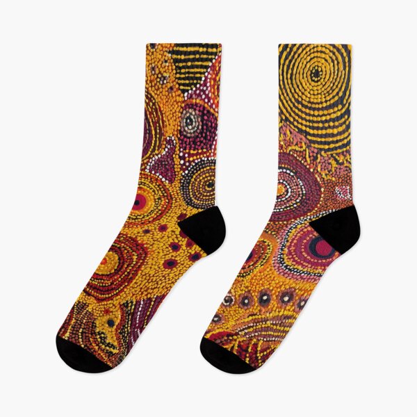 Item preview, Aboriginal Inspired Dot Art - Red-Hot Summer designed and sold by GrinGalore.