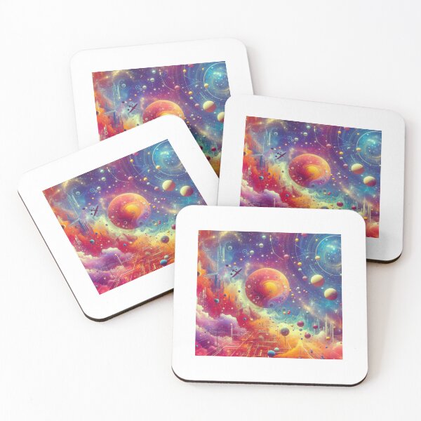 Item preview, VIBRANT AND COLORFUL INFINITE GALAXY designed and sold by Catalina Kate.