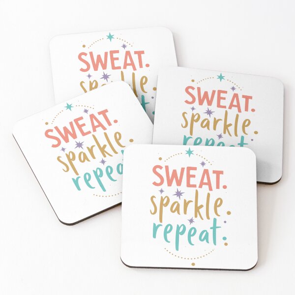 Item preview, Sweat Sparkle Repeat | Motivational Gym Shirt, Fitness Slogan, Workout Phone Case designed and sold by TubaPrints.
