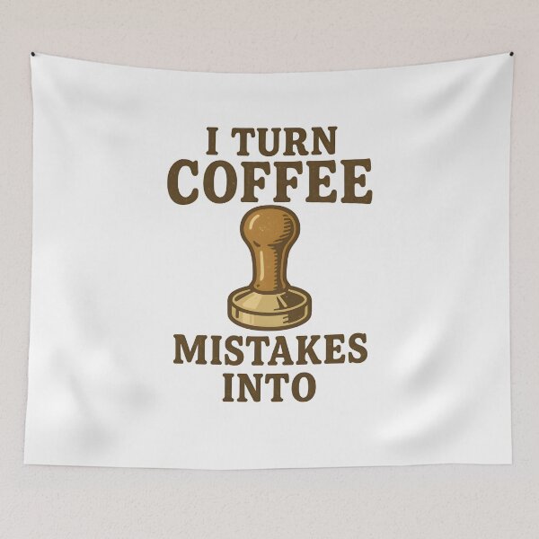 Item preview, Vintage Coffee Barista Humor Vintage Typography Coffee Tee designed and sold by Uglyandcute.