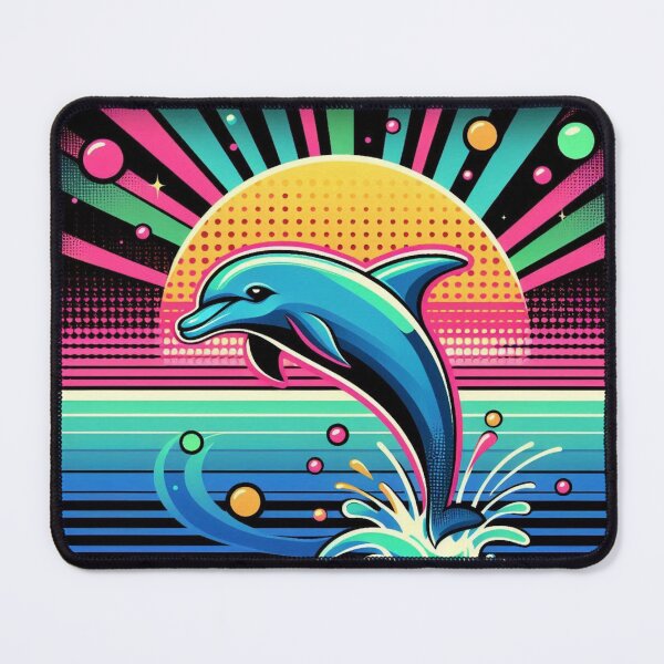 Item preview, Colorful cute dolphin designed and sold by Dogandesighn.