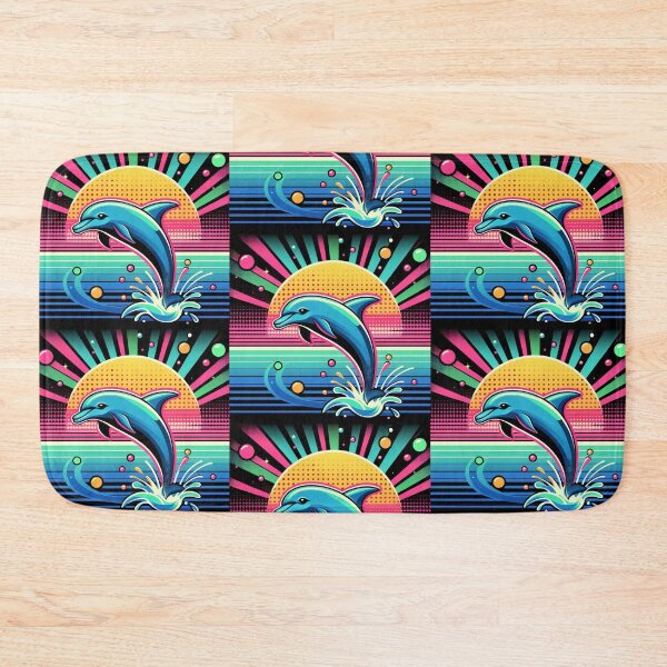 Item preview, Colorful cute dolphin  designed and sold by Dogandesighn.