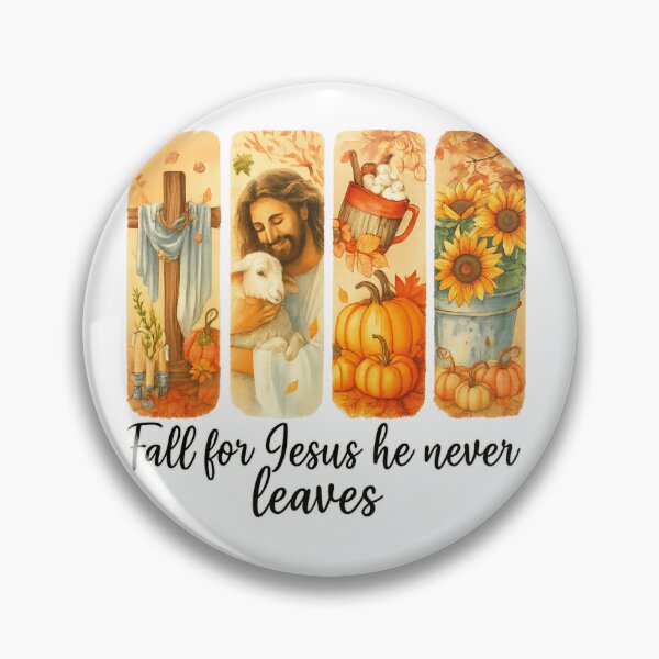 Item preview, Fall for Jesus Autumn Faith Illustration designed and sold by haitrieuic96.