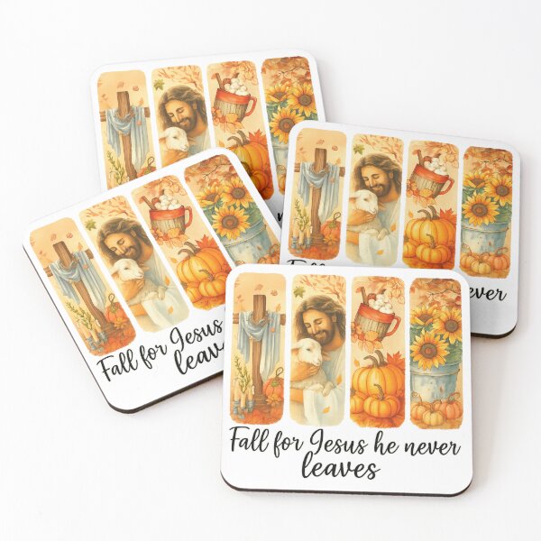 Item preview, Fall for Jesus Autumn Faith Illustration designed and sold by haitrieuic96.