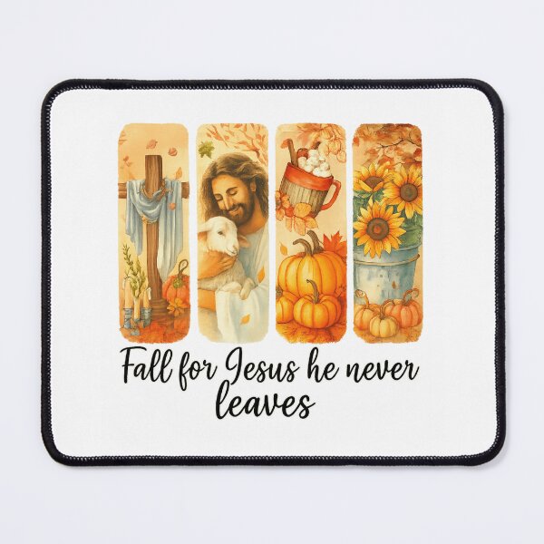Item preview, Fall for Jesus Autumn Faith Illustration designed and sold by haitrieuic96.