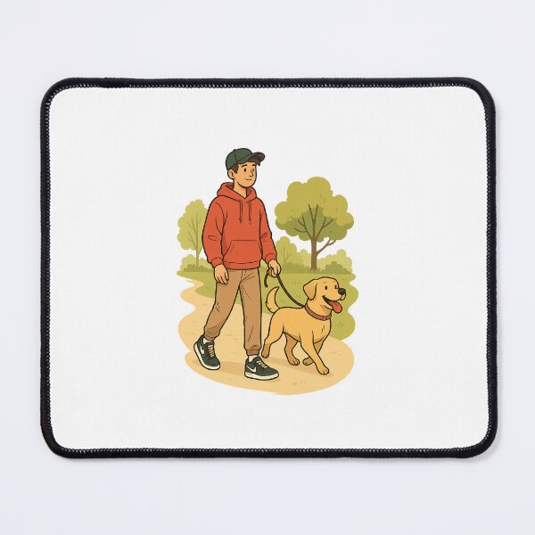Item preview, boy and dog designed and sold by ksekoni.
