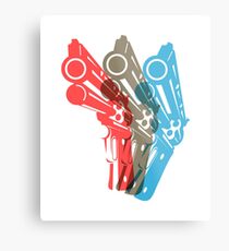 THE 3 REVOLVERS (COLTS) Metal Print