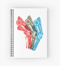 THE 3 REVOLVERS (COLTS) Spiral Notebook