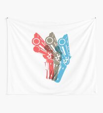 THE 3 REVOLVERS (COLTS) Wall Tapestry
