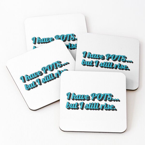 Item preview, POTS Warrior Quote | Chronic Illness Awareness Sticker designed and sold by The Sticker Cove.