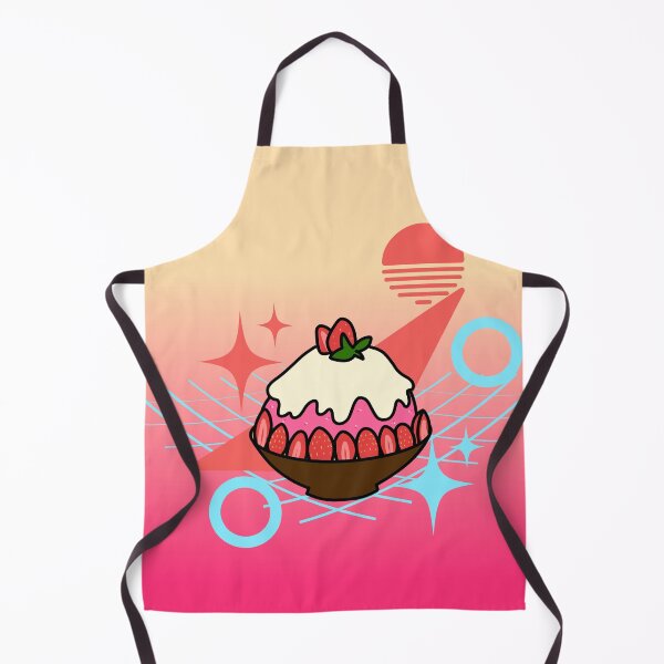 Item preview, 90s Kawaii Korean Strawberry Shave Ice - Bingsu designed and sold by Niiyoon's Designs.