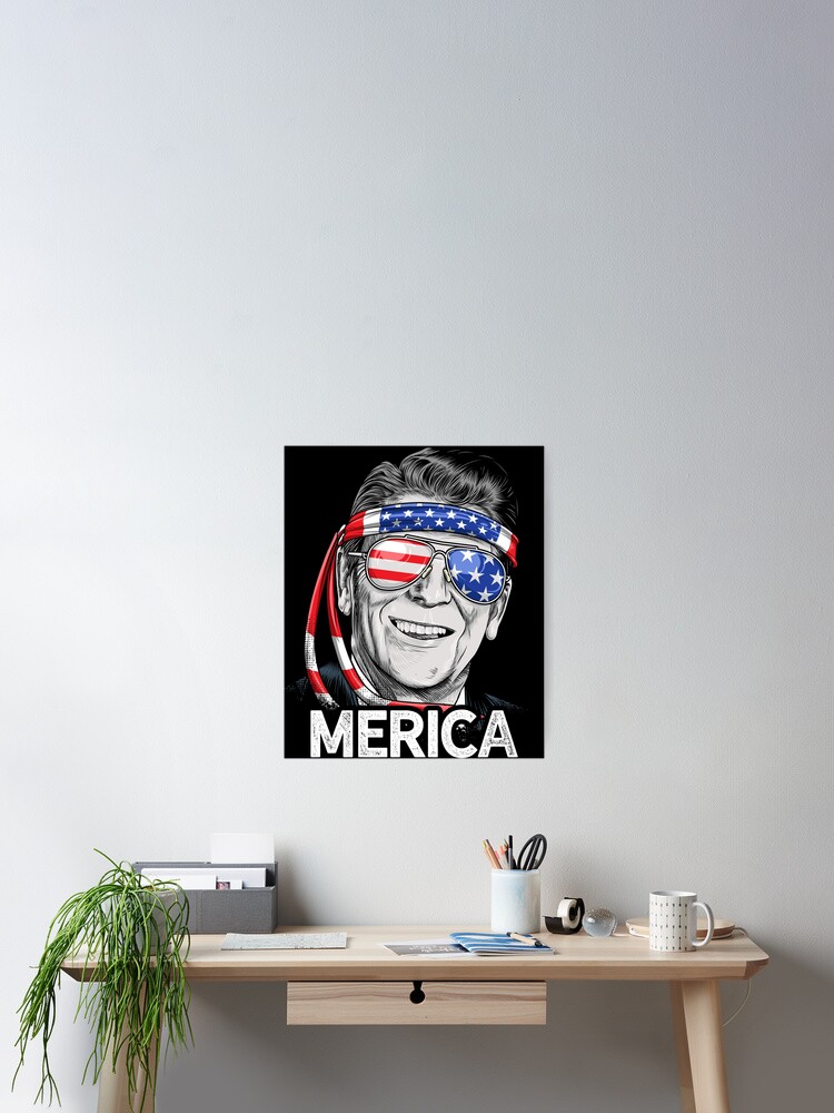 Reagan Ronald Merica 4th Of July T Shirt Men Us President Reagan Ronald Merica 4th Of July T Shirt Men Us President