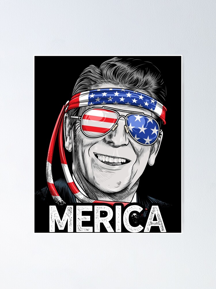 Reagan Ronald Merica 4th Of July T Shirt Men Us President Reagan Ronald Merica 4th Of July T Shirt Men Us President