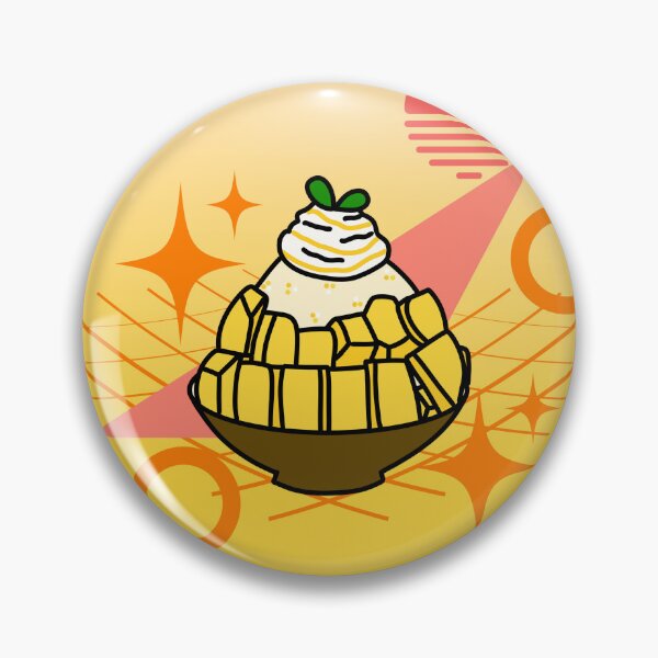 Item preview, 90s Kawaii Korean Mango Shave Ice - Bingsu designed and sold by Niiyoon's Designs.