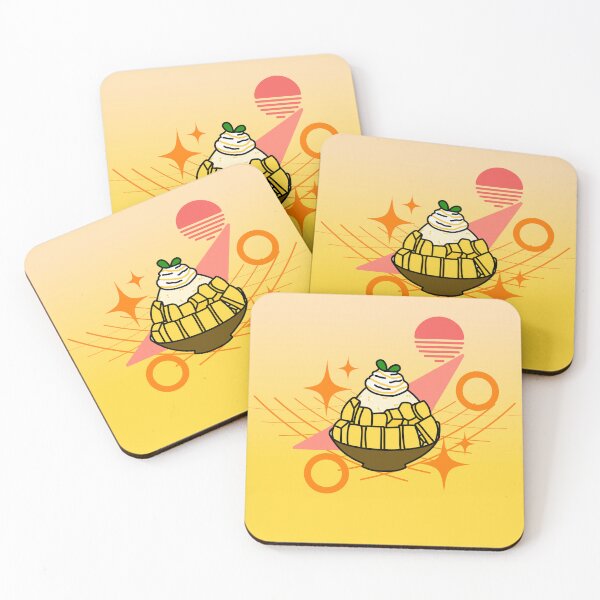 Item preview, 90s Kawaii Korean Mango Shave Ice - Bingsu designed and sold by Niiyoon's Designs.