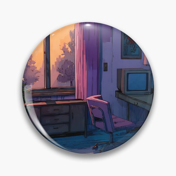 Item preview, Nostalgic Lofi Anime Background Art designed and sold by bapupa.