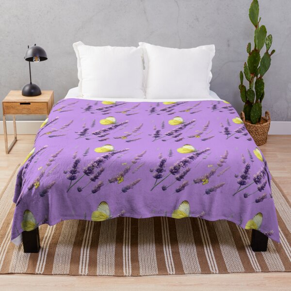 Item preview, Delicate Lavender Sprigs with a Gentle Butterfly designed and sold by IraBum.