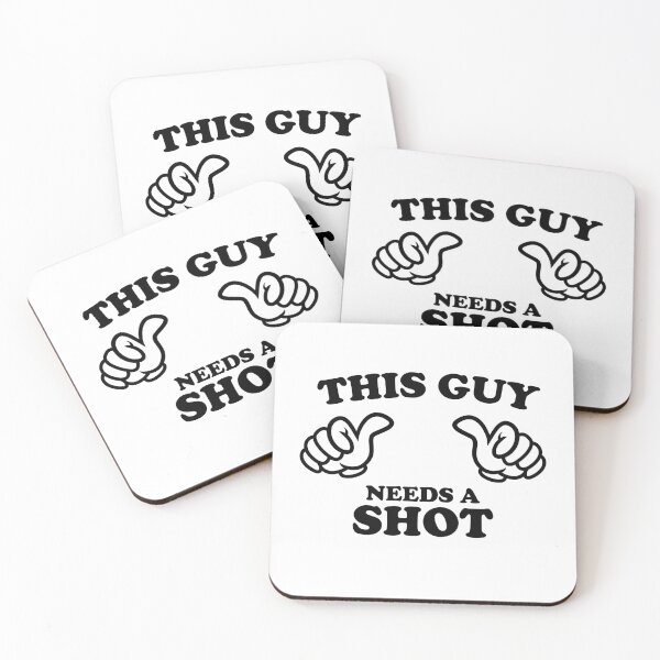 Item preview, THIS GUY NEEDS A SHOT designed and sold by shitpostee.