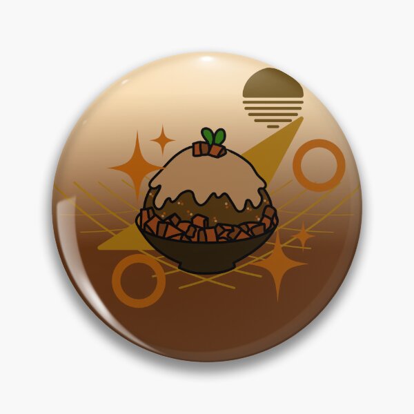 Item preview, 90s Kawaii Korean Chocolate Shave Ice - Bingsu designed and sold by Niiyoon's Designs.