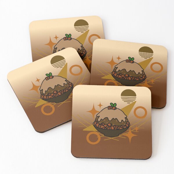 Item preview, 90s Kawaii Korean Chocolate Shave Ice - Bingsu designed and sold by Niiyoon's Designs.