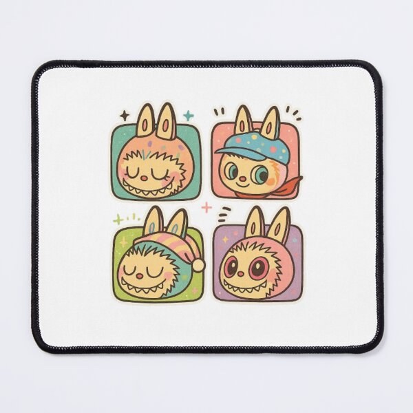 Item preview, Labubu Character Stickers – Kawaii Vinyl Pack for Collectors & Fans designed and sold by MeowLoka ⭐⭐⭐⭐.