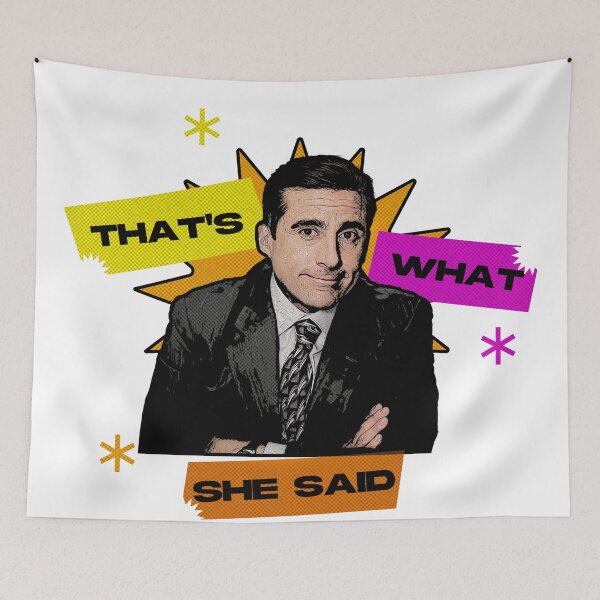 Item preview, Michael Scott - That's What She Said! (The Office) designed and sold by Shopunte.