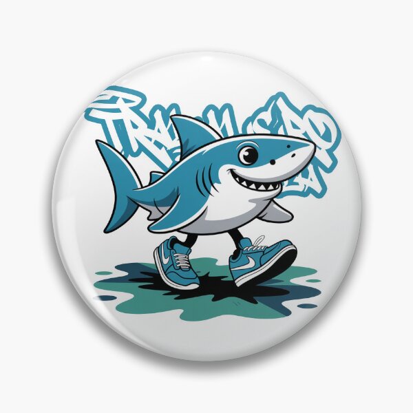 Item preview, Graffiti Shark “Tralalero Tralala” | Italian Brainrot Street  designed and sold by MonkiFlipp.